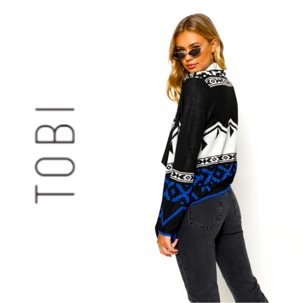 NWT Tobi Yukon Coast Black Cardigan - Medium